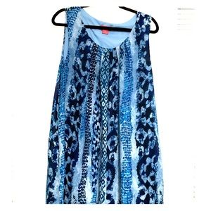 Comfortable Blue Tone Dress